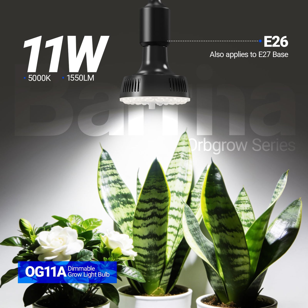 Barrina Orbgrow OG11A setup in a grow tent supports consistent plant growth.