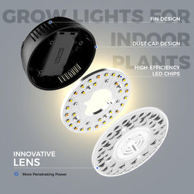 Barrina Orbgrow OG09 puck light compact body with high-efficiency LEDs.