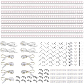 Barrina T5 grow light 3ft pinkish white glow supports healthy seedling growth