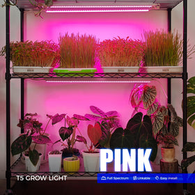 Barrina T5 Grow Light 8-pack highlights compact LED tiles for spaces-saving greenhouse setups