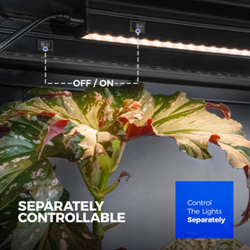 Barrina T5 grow light double-sided tape mounting option