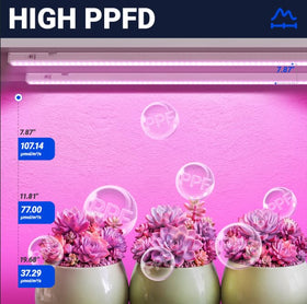 Barrina T5 Grow Light easy-install with clips and double-sided tape for quick DIY mounting