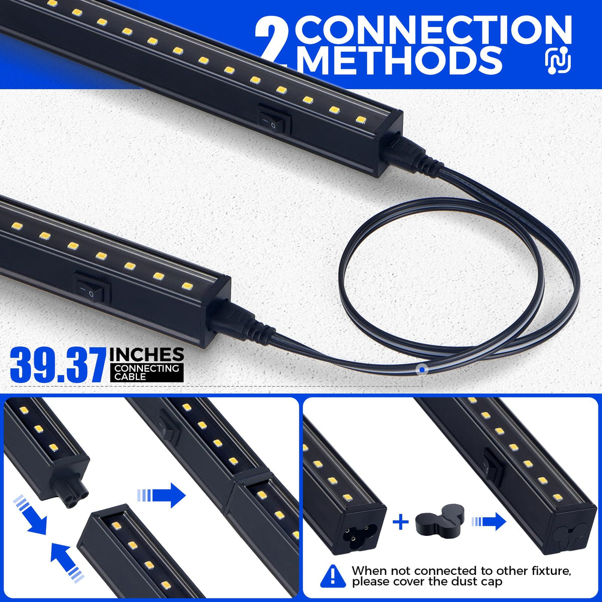 Barrina T5 grow light kit included with cords and connectors