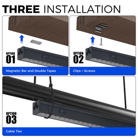 Barrina T5 grow light mounting clips for quick positioning