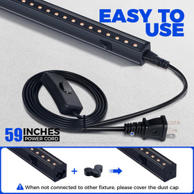 Barrina T5 separate on/off switch enables individual control
