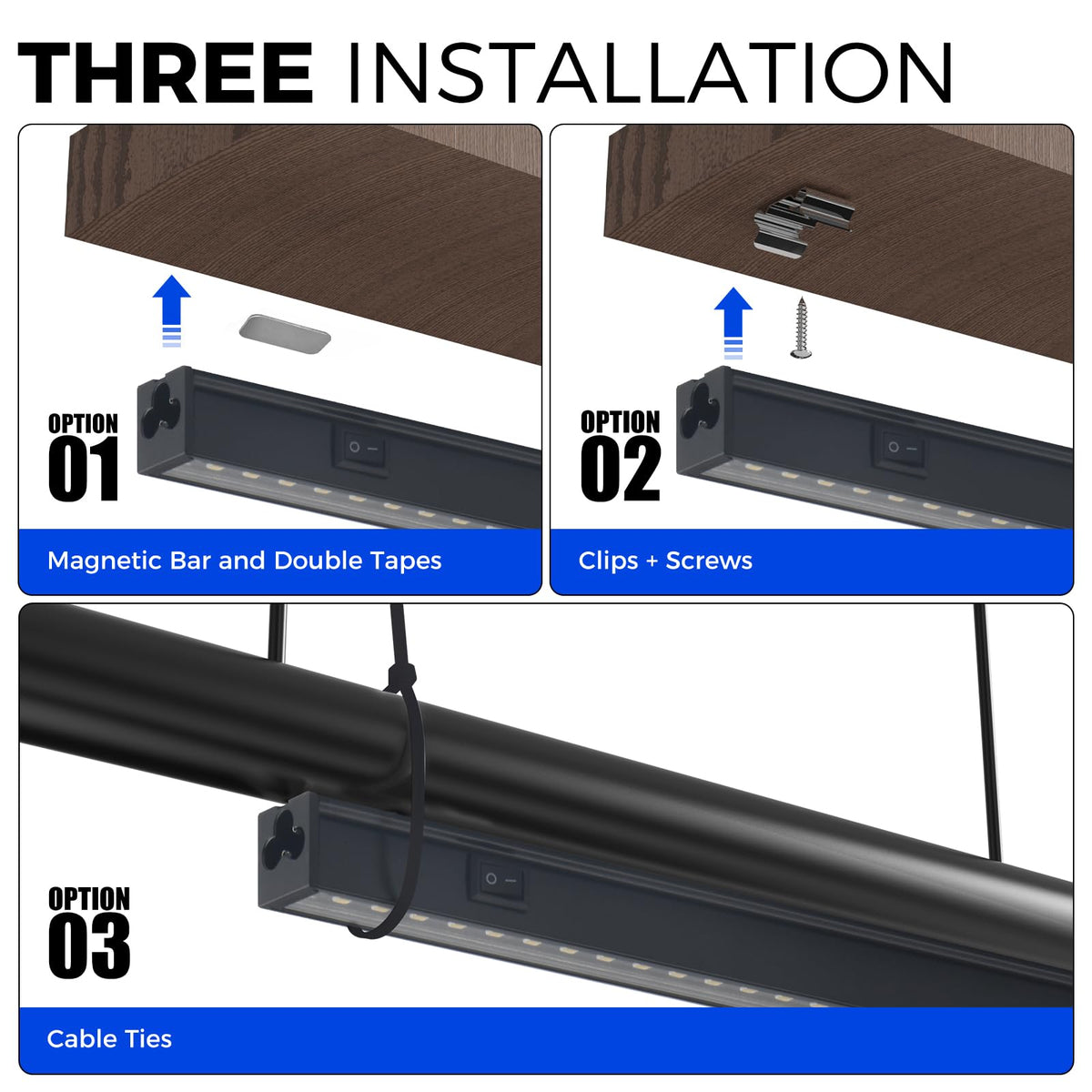 Barrina T5 light has individual on/off switches for per-plant control