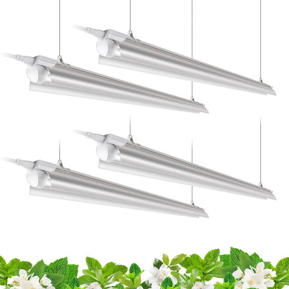 Barrina T8 full-spectrum grow light for 4 ft setups promotes healthy indoor plant growth