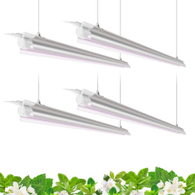 Barrina T8 LED grow light front view shows compact design for indoor plants
