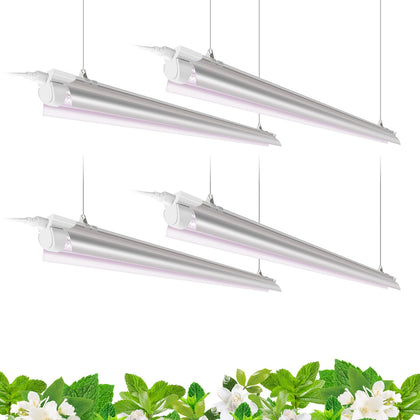 Barrina T8 LED grow light front view shows compact design for indoor plants