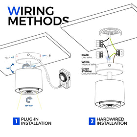 Barrina TR40a 16.4 ft cord simplifies light placement.