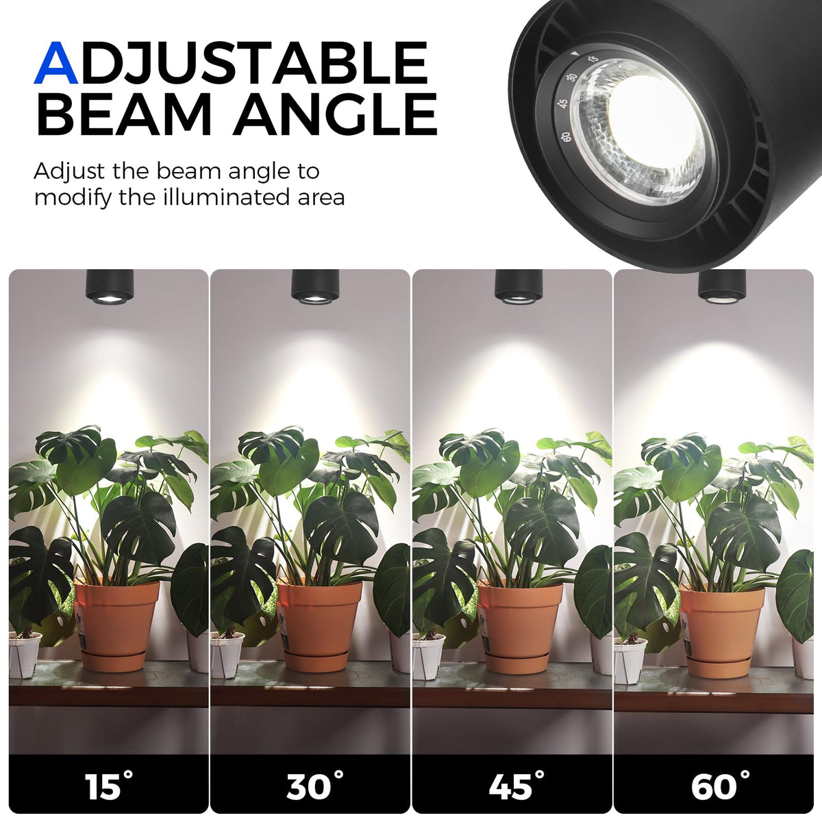 Barrina TR40c 40W brightness supports healthy growth in rooms.