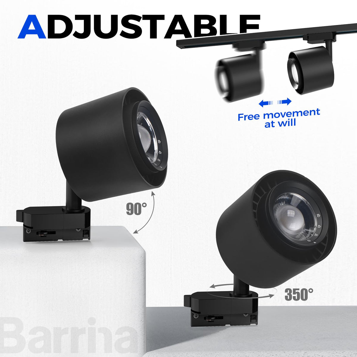 Barrina TR40c 5000K full spectrum with CRI 96 enhances foliage color.