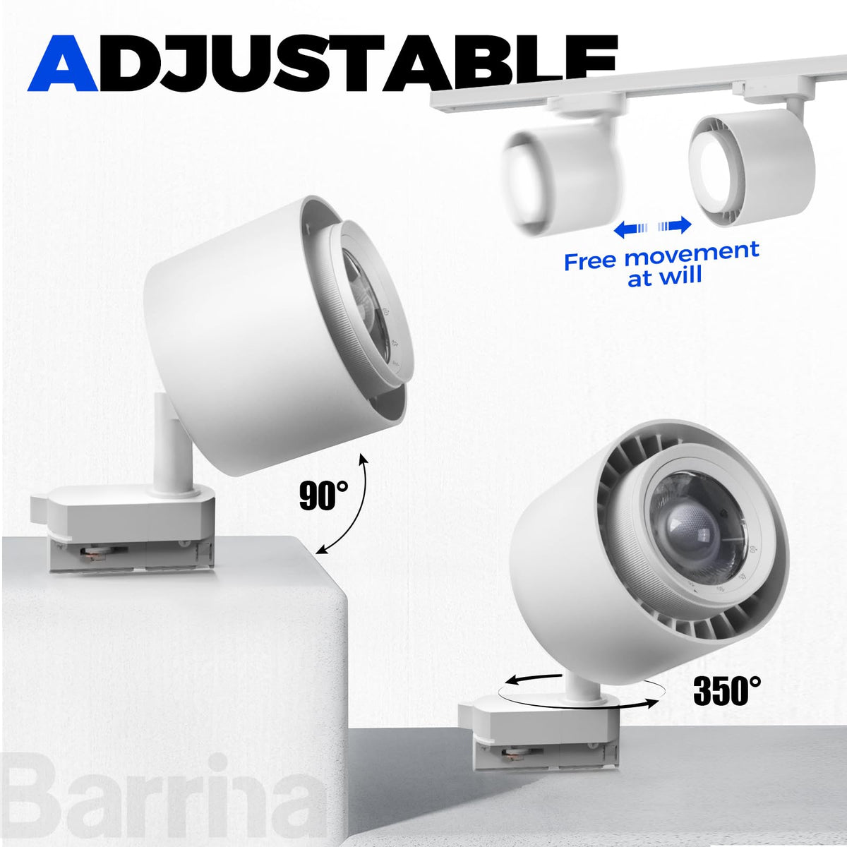 Barrina TR40c three-head system showcases full spectrum and high CRI for vibrant foliage