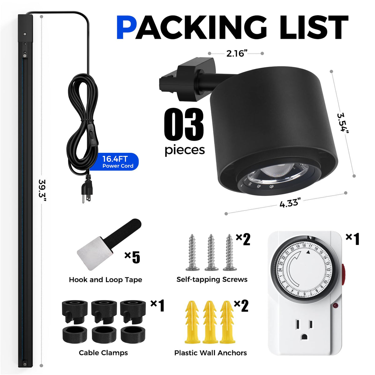 Barrina TR40c indoor plant zone lighting for compact spaces.
