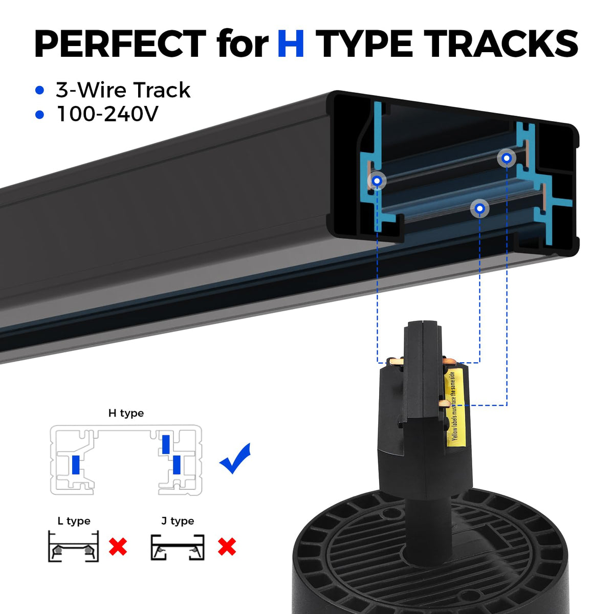 Barrina TR40c includes a 16.4 ft power cord for easy wiring.