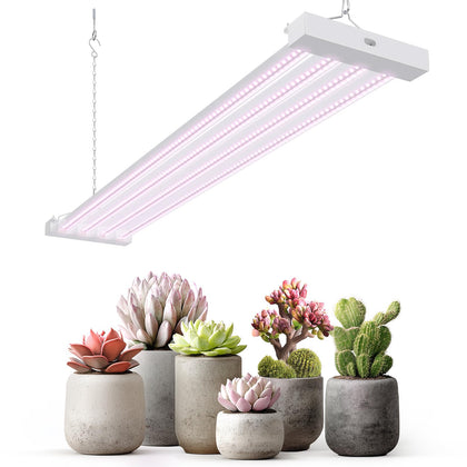 Barrina TX-L63 four-panel LED grow light offering wide coverage for multiple plants, promoting even growth.