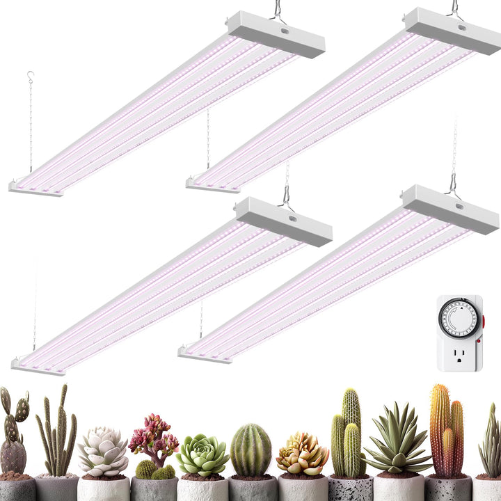 Barrina TX-L84 four-panel grow light delivers wide coverage for indoor seedlings