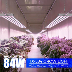 Barrina TX-L84 full spectrum red-blue light supports seedling and vegetative growth.