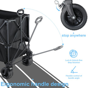 BARWING multipurpose cart supports beach, markets, and camping needs.
