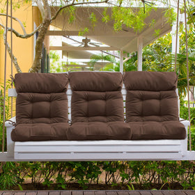 Barydat cushion dimension view, 43.4 x 21 inches for high back chairs.