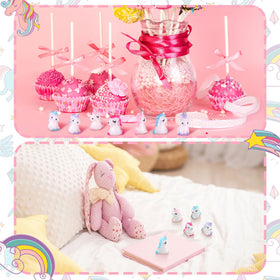 Barydat resin unicorns for DIY crafts and party decorations
