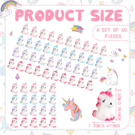 Barydat unicorn miniatures for fairy garden landscapes and terrariums