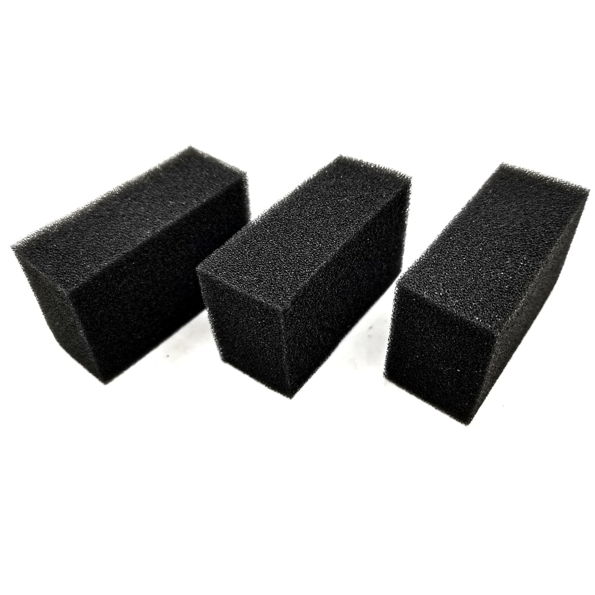 Close-up texture of Basdures foam filter showing durable filtration material