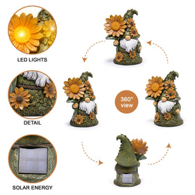 Basen yard gnome decor brightens patios and walkways with whimsy.