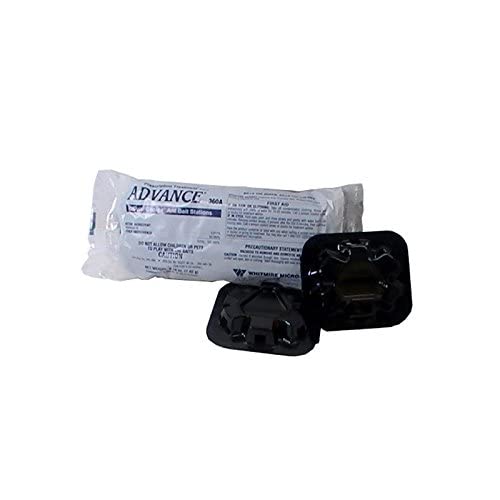 BASF Advance 360A dual bait stations setup for versatile pest control indoors and outdoors.