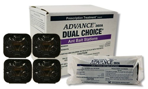 BASF Advance 360A protein bait matrix attracting Pharaoh and Argentine ants.