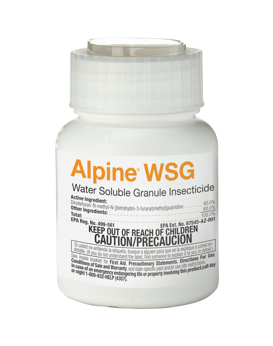 BASF Alpine WSG water-soluble granules ingredient for versatile pest control