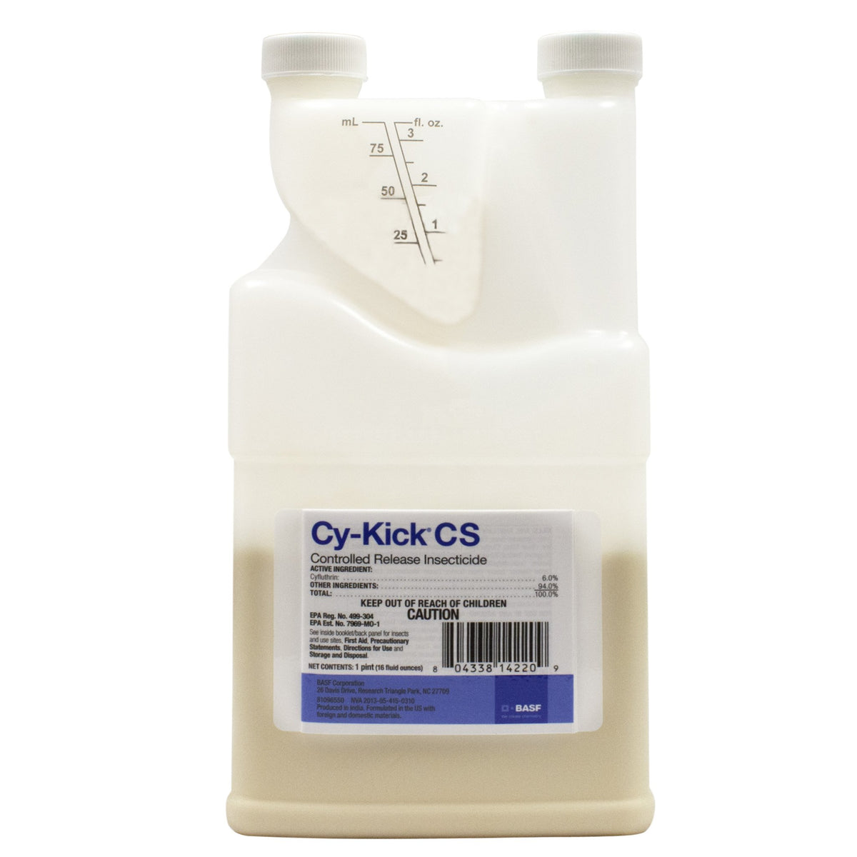 BASF Cy-Kick CS bottle with microencapsulated cyfluthrin for long-lasting indoor and outdoor pest control