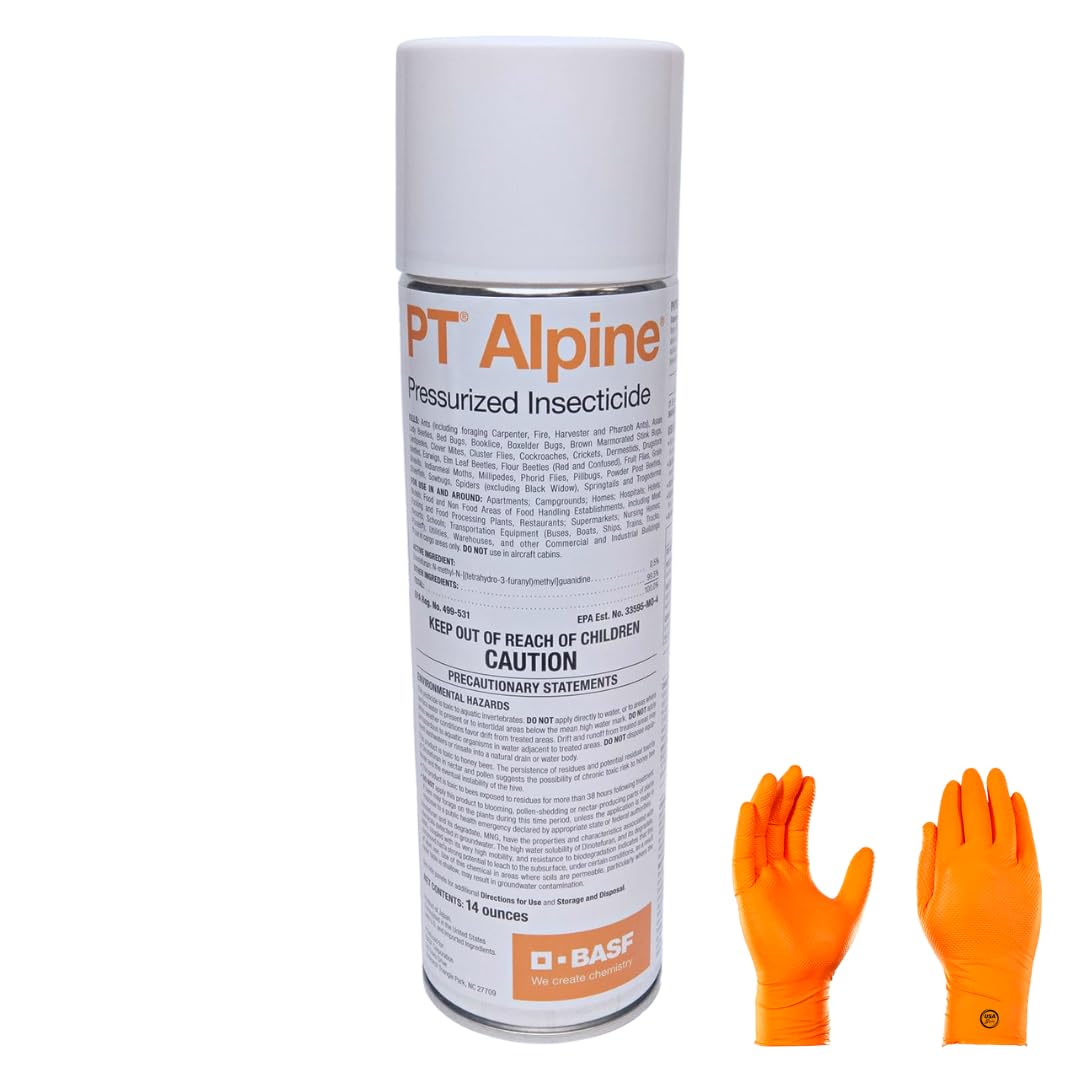BASF PT Alpine insecticide can for immediate pest control.