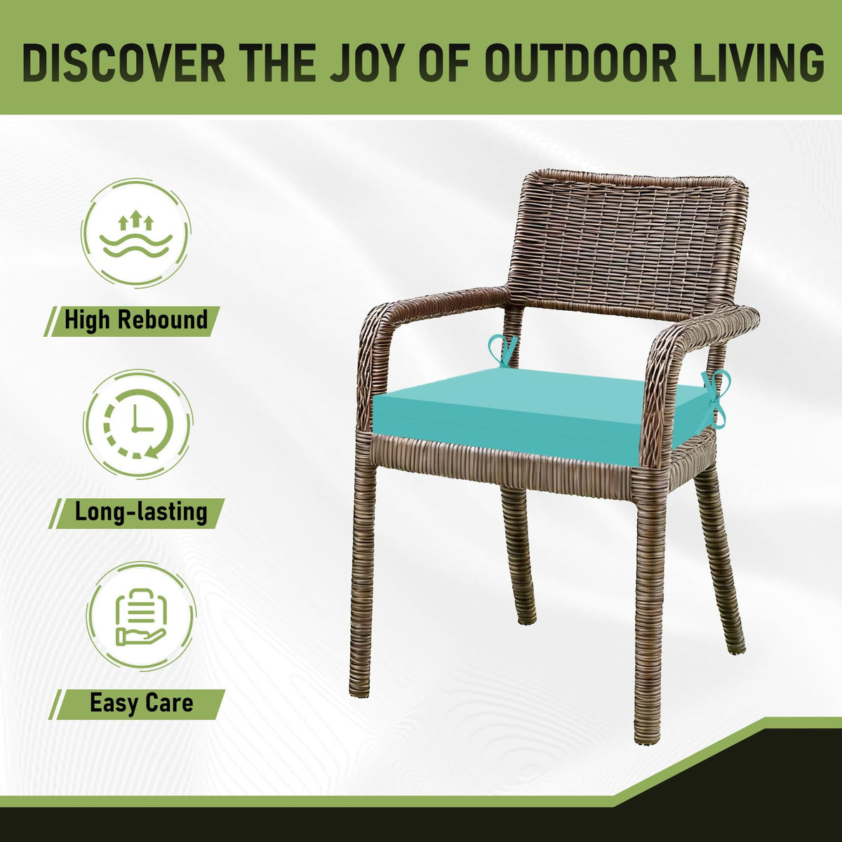 Basic Beyond 18.5x16x3 inch cushions for standard chairs
