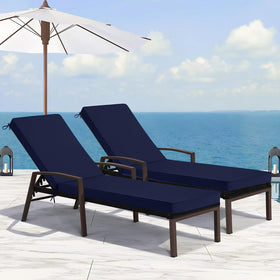 Basic Beyond four non-slip straps keep cushions secure on chairs