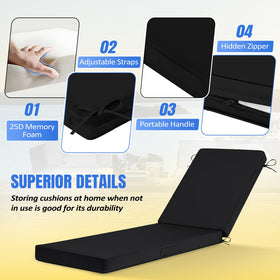 Basic Beyond 3-layer waterproof system protects cushions against rain and moisture.