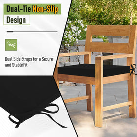 Basic Beyond cushions feature two straps to keep cushions anchored