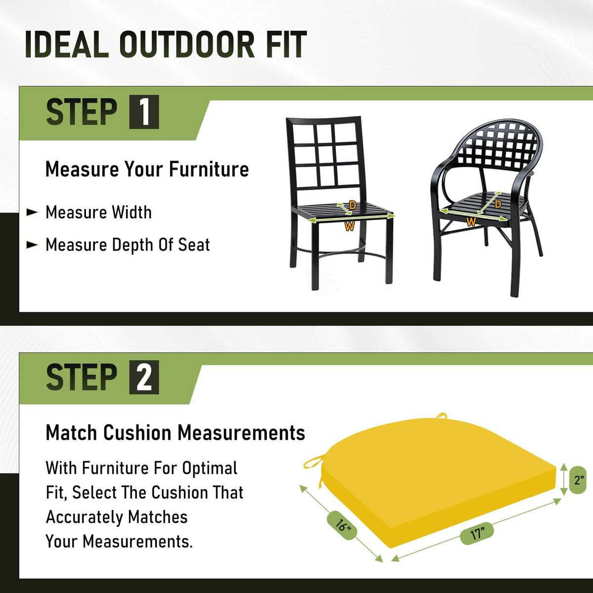 Damp cloth cleaning keeps Basic Beyond cushions looking fresh.