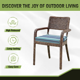 Basic Beyond cushions placed indoors or outdoors providing comfortable seating and versatility