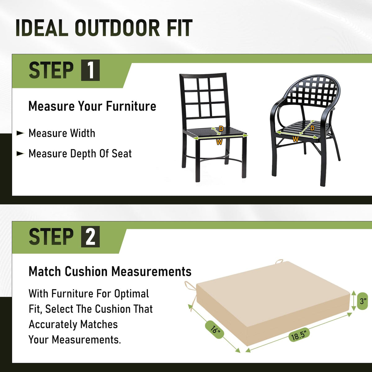 Basic Beyond cushions used indoors and outdoors for versatile seating