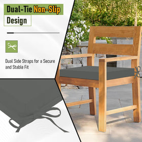 Basic Beyond indoor-outdoor use charcoal cushions suit patios, balconies, and living spaces.