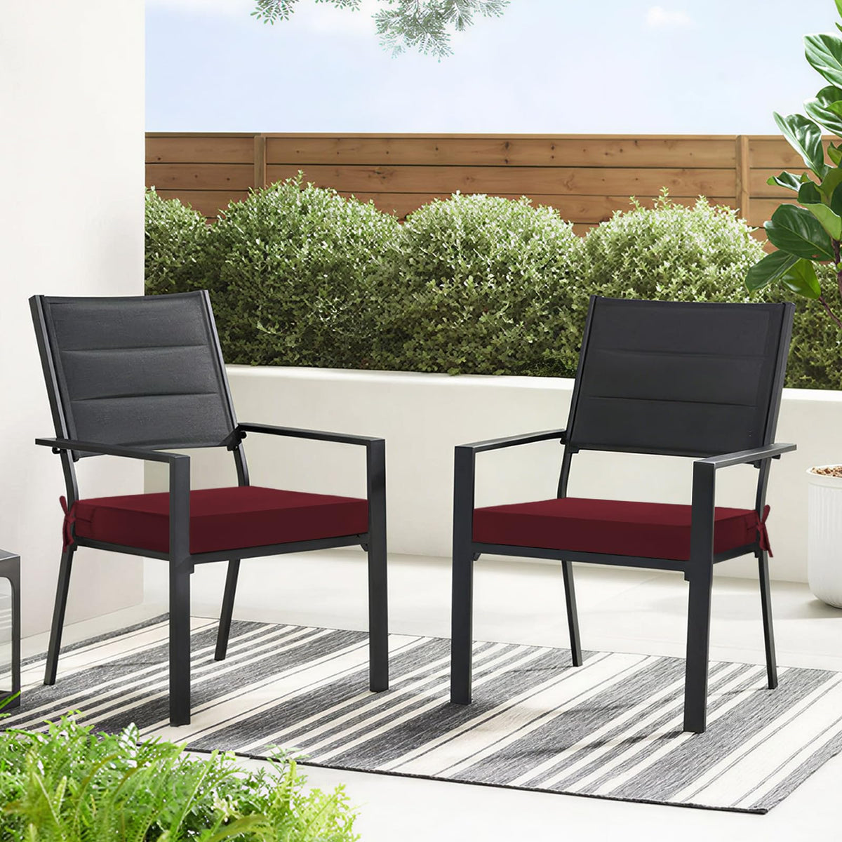Basic Beyond square-corner cushion 19x19 versatile for outdoor use
