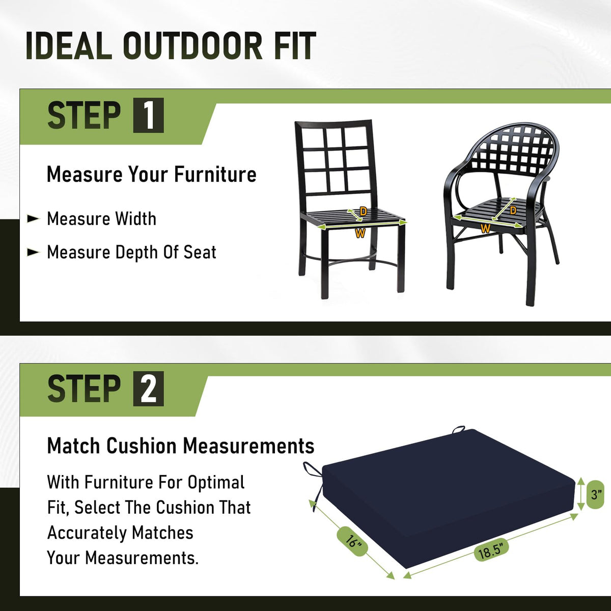 Basic Beyond cushion material demonstrates easy wipe-clean maintenance for outdoor use