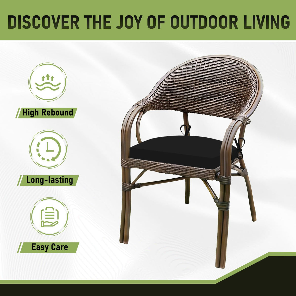 Basic Beyond on-chair view demonstrates full chair coverage and comfort