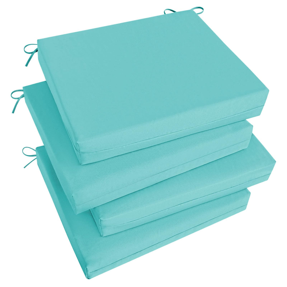 Basic Beyond outdoor teal chair cushions for comfortable patio seating