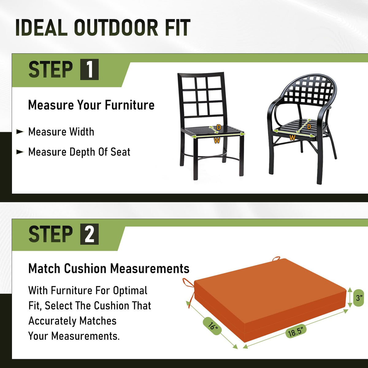 Basic Beyond six-piece cushion set adds color and comfort to patios
