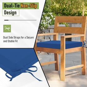 Basic Beyond waterproof fade resistant polyester cover protects cushions in sun and rain