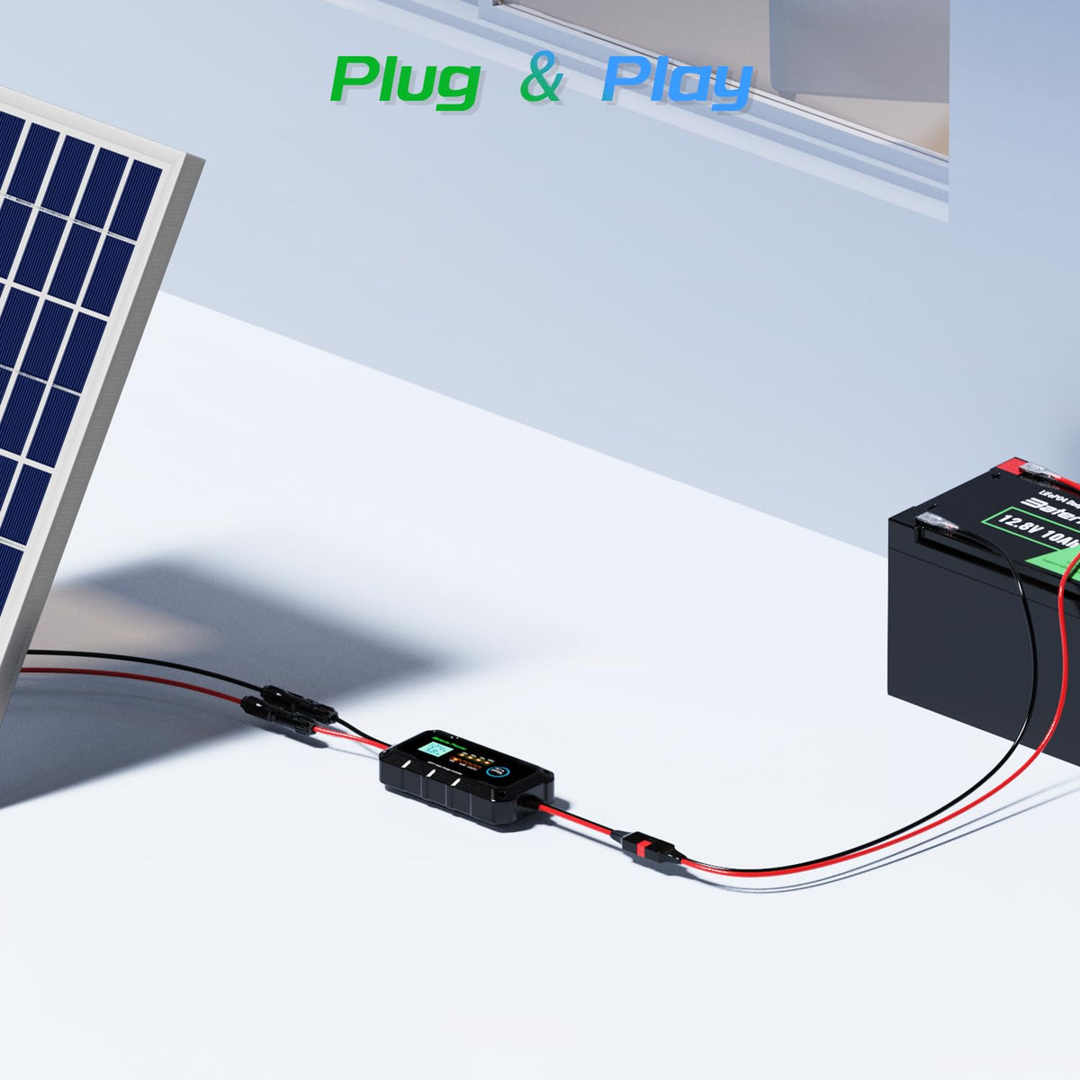 Bateria Power horizontal-to-vertical adapter enables Goal Zero compatibility.