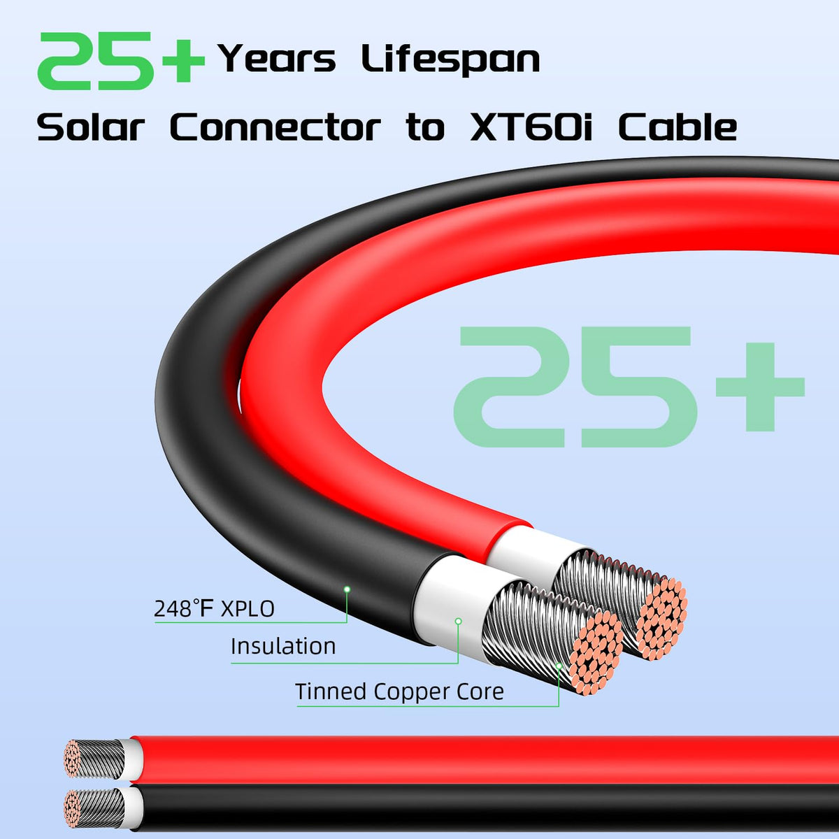 Bateria Power IP67 weatherproof XT60i connector for outdoor use.