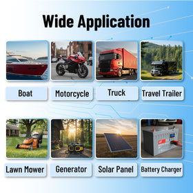 Bates Choice compatible with most SAE plug systems.